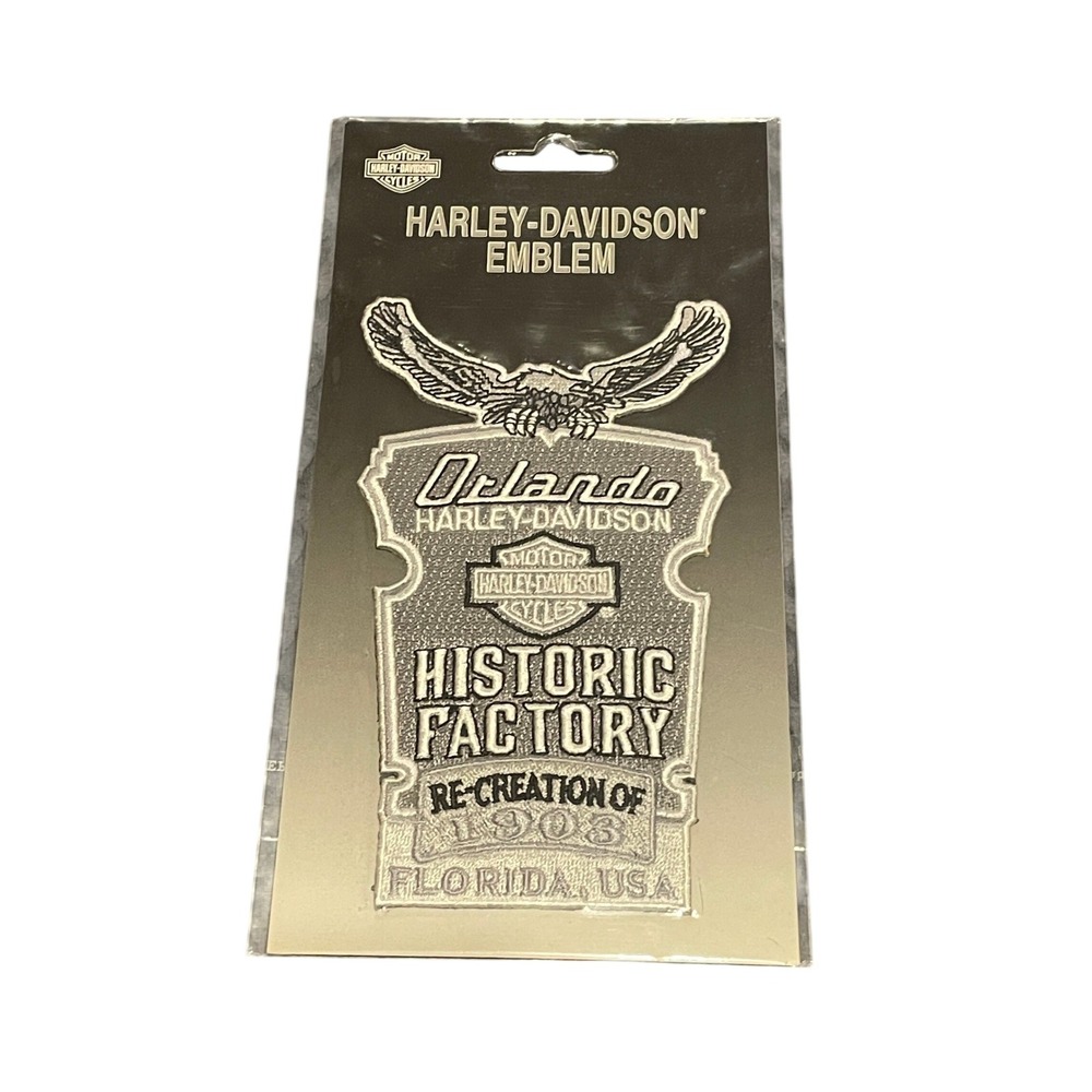 Harley-Davidson Orlando Florida Historic Factory 1903 Eagle Patch Emblem New
